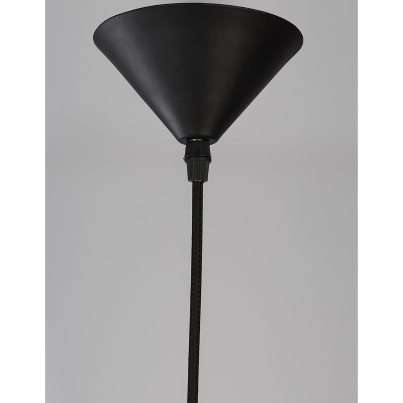 1 - Light Black Teardrop Pendant