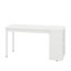 Lit mezzanine avec bureau d'écriture rétractable et 3 tiroirs, lit mezzanine en bois avec escalier de rangement et tablettes-2039996749