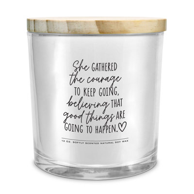 Bougie de soja «She Gathered The Courage»