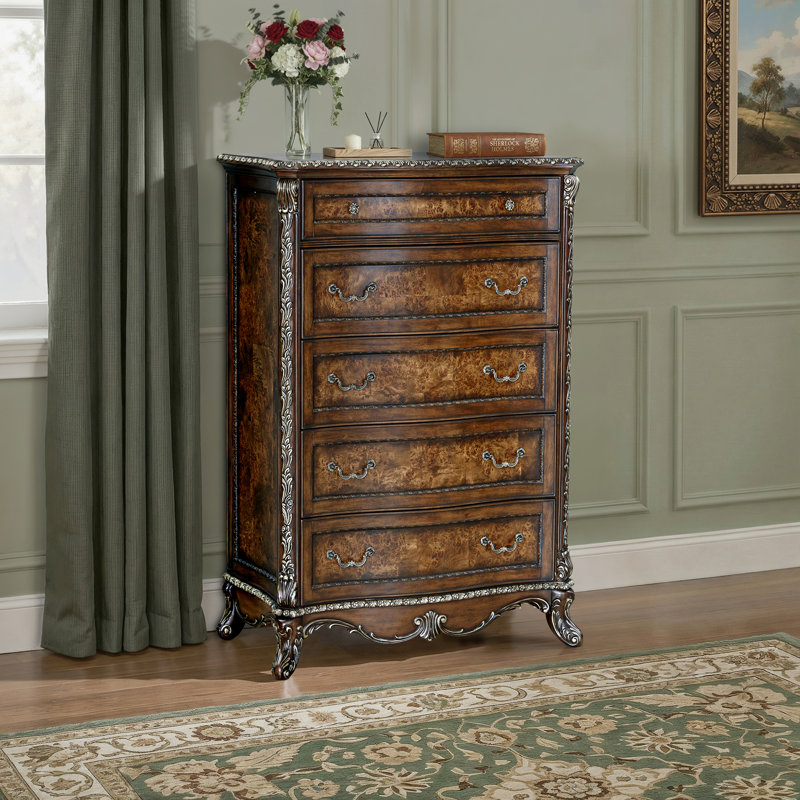 Commode ACME Devany, finition cerisier