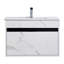 Ensemble de meuble-lavabo mural simple 30 po Kynlyn-1779548280