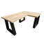 Millwright L-Shaped Writing Desk-63291733-63291736