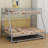 Bunk Bed With Trundle, Two-Side Ladders-1409158256