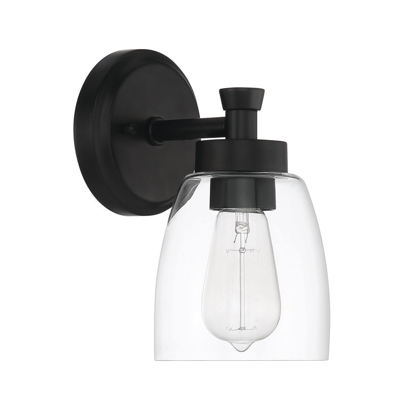 Iron Armed Sconce, Black