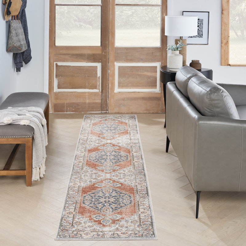 Lagasse Washable Oriental Rug, Runner 2'2" x 8'
