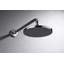 Système de garniture de douche Euro Collection: pomme de douche ronde de 8 po, ensemble de poignées simples, bec de baignoire et soupape brute inclus - chrome poli-92461020