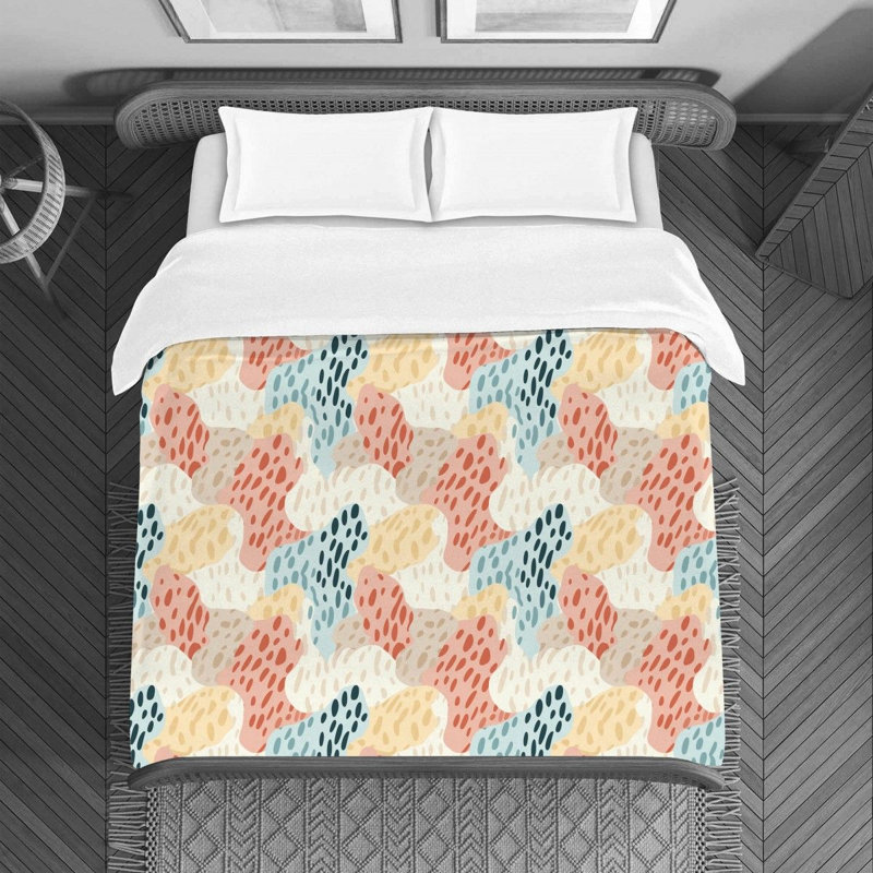 Housse de couette Exotic Retro Memphis, Housse de couette très grand