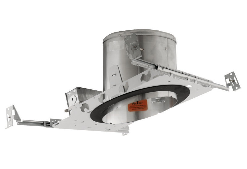 Air-Tight IC Rated Recessed Lighting Housing for New Construction