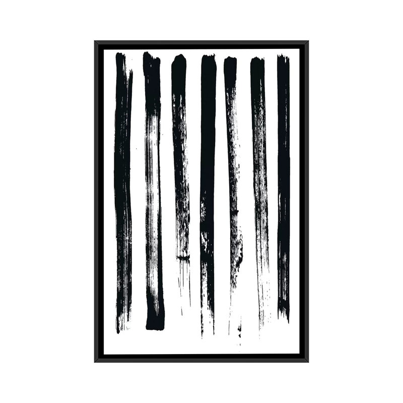 « abstract i », impression sur toile, H 26 po x l 18 po x P 1,5 po, Toile avec cadre noir