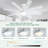 48 Inch Ceiling Fans With Lights And Remote/APP Control, Low Profile Ceiling Fan, 8 Blades,LED Dimmable, Reversible DC Motor, Noiseless Ceiling Fans For Bedroom Indoor/Outdoor Use-884105833