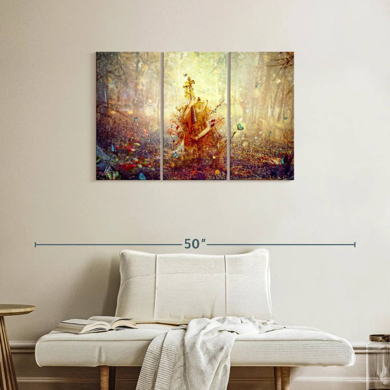 Abarca Golden Silence, 24" H x 38" W