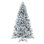 Arbre de Noël artificiel enneigé avec flocons de neige et support en métal robuste - Arbre de Noël givré réaliste pour décoration de Noël d'intérieur