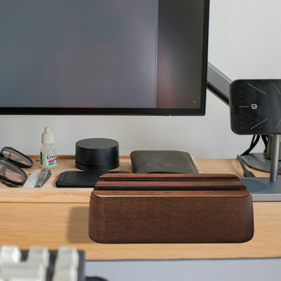 Wood Vertical Laptop Holder for Desk