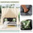 Outdoor Sunbed With Canopy And Cushions - Construction Versatile Use Gray Beige Tone 57.5" Width X Depth 70.9" Height Foam Fill Cushions, For Shade, Gray+Beige, H W D, 650Lb Load Capacity-546452390