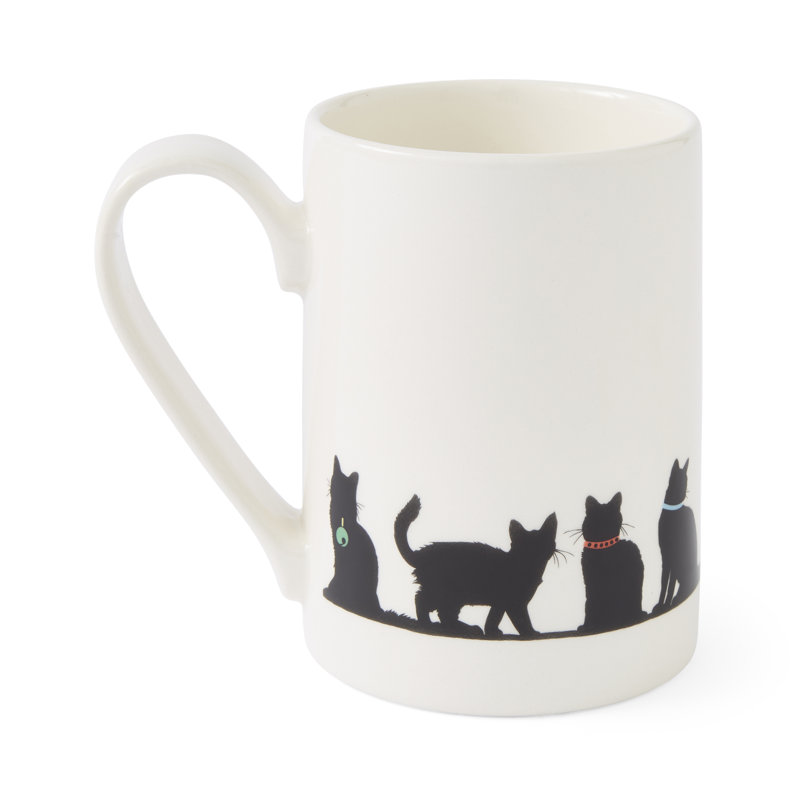 Portmeirion, Mug Meirion - Silhouette Cat Friends Tall Mug