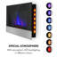 Basel Klarstein 72 cm W Black Electric Fireplace Insert with 2 BTU