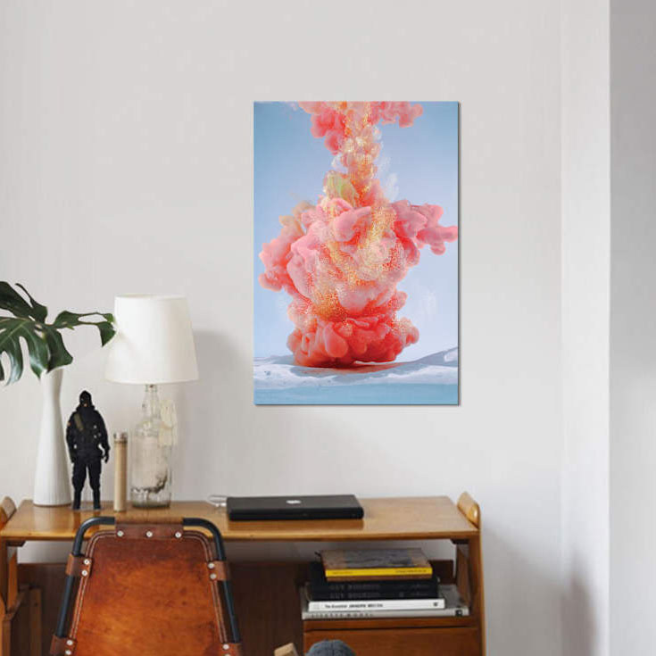 «Corallo Brillante», reproduction sur toile, H 40 po x l 26 po x P 1,5 po, Toile tendue, Pas de tapis