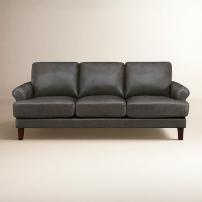 Maybell 80" Genuine Leather Sofa