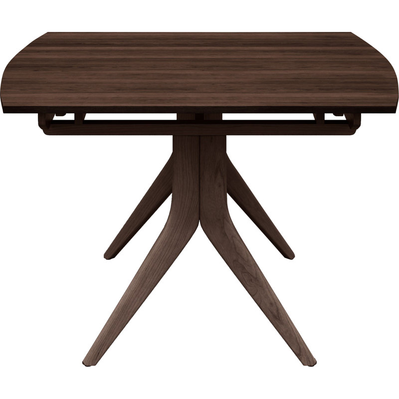 Catalina Trestle Extensions Table, Smoke Cherry, 30" H x 60" L x 40" W