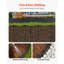 Bordure de jardin en plastique durable L 33 pi x 4 po