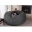 Fauteuil à billes - Fauteuil à billes rond rembourré en mousse à mémoire de forme avec housse amovible et lavable à la machine - Fauteuil à billes avec housse en microfibre douce - Plusieurs tailles et plusieurs tissus lavables à la machine-2145937783-2127524623