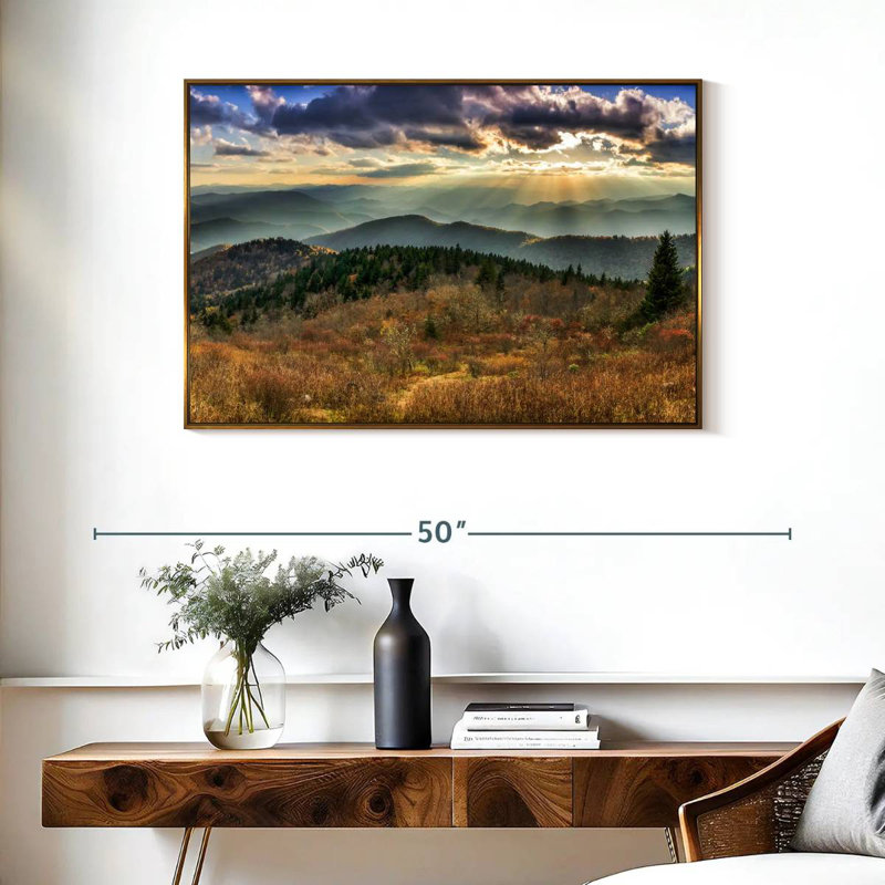 Parc national des Great Smoky Mountains, Cadre flottant doré, 37 po x 25 po