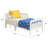  Wood Toddler Bed with Safety Rail-161488118
