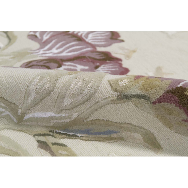 Tapis crème de haute qualité noué à la main