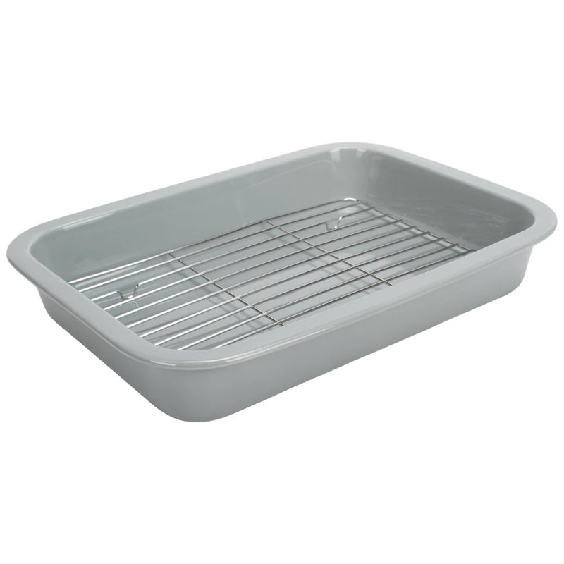 Plat de cuisson gris 304, Gris