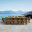 Chelsea Outdoor 13 - Piece Teak Dining Set