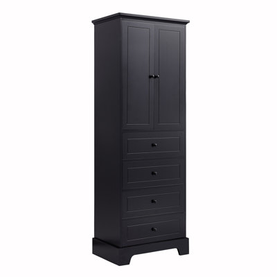 Storage Cabinet With 2 Doors And 4 Drawers by Lark Manor