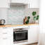 Self Adhesive Vinyl Splashback Tiles Sticker Peel Stick set 9 pieces 30x30 cm Hexagons and leaves