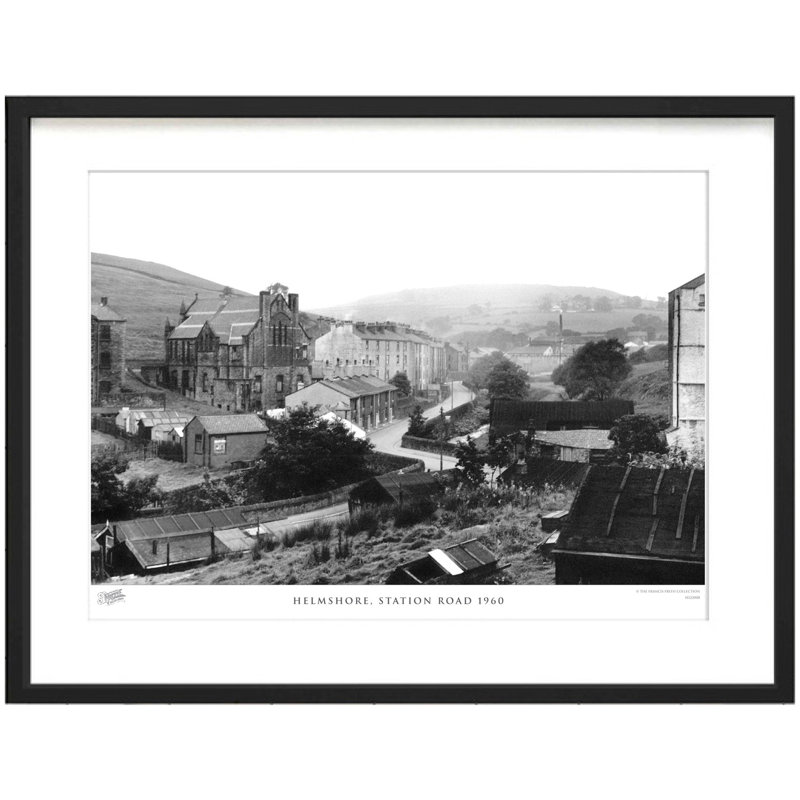 Helmshore, Station Road 1960 - Single Picture Frame Print, 45cm H x 60cm W x 2.3cm D