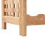 Lorene Solid Wood Floor Wine Bottle Rack in Beige