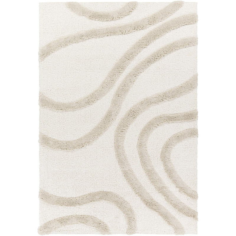 Tapis d'intérieur tissé à la machine Turrell, Rectangle 9 pi 2 po x 12 pi