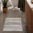 2’ X 3’ Blue Distressed Stripes Scatter Rug