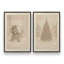 Lettres du Nord, ensemble de 2 impressions sur toile-927620285-927620278-927620319