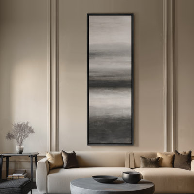 Large Framed Canvas Wall Art - Abstract Landscape Prints - 60"x20"