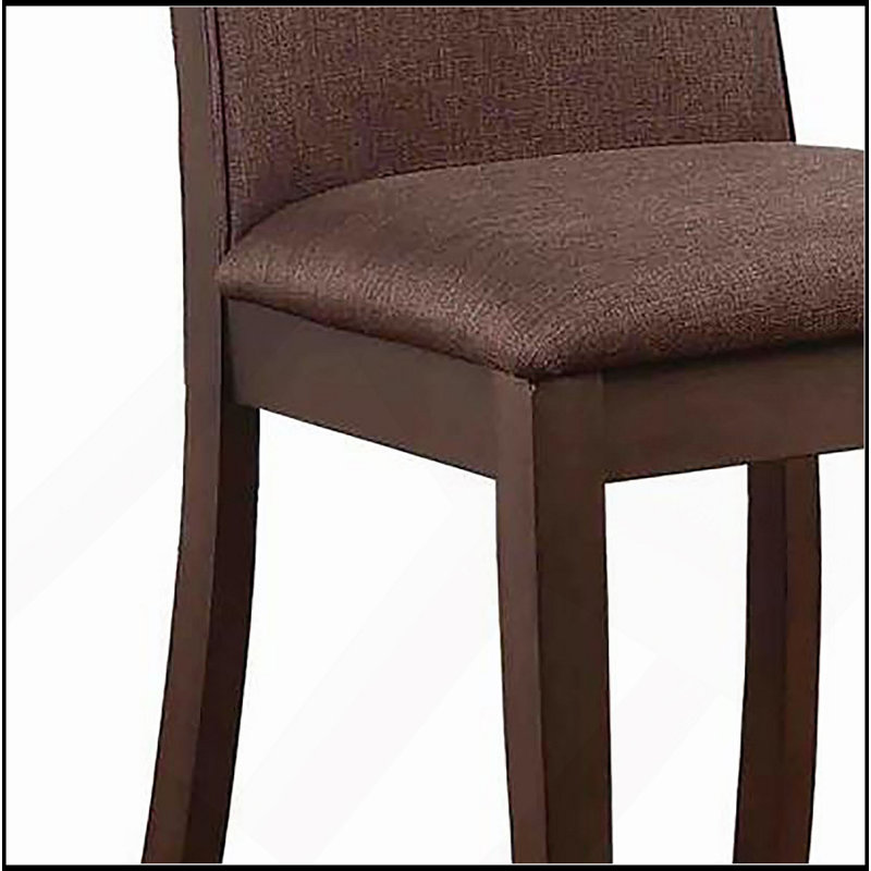  Chaise de salle à manger (ensemble de 2), Brun