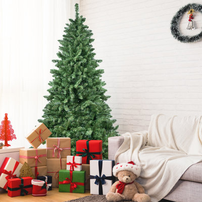 Arbre de Noël intelligent 9 pi avec lumières DEL RVB WiFi pré-éclairées