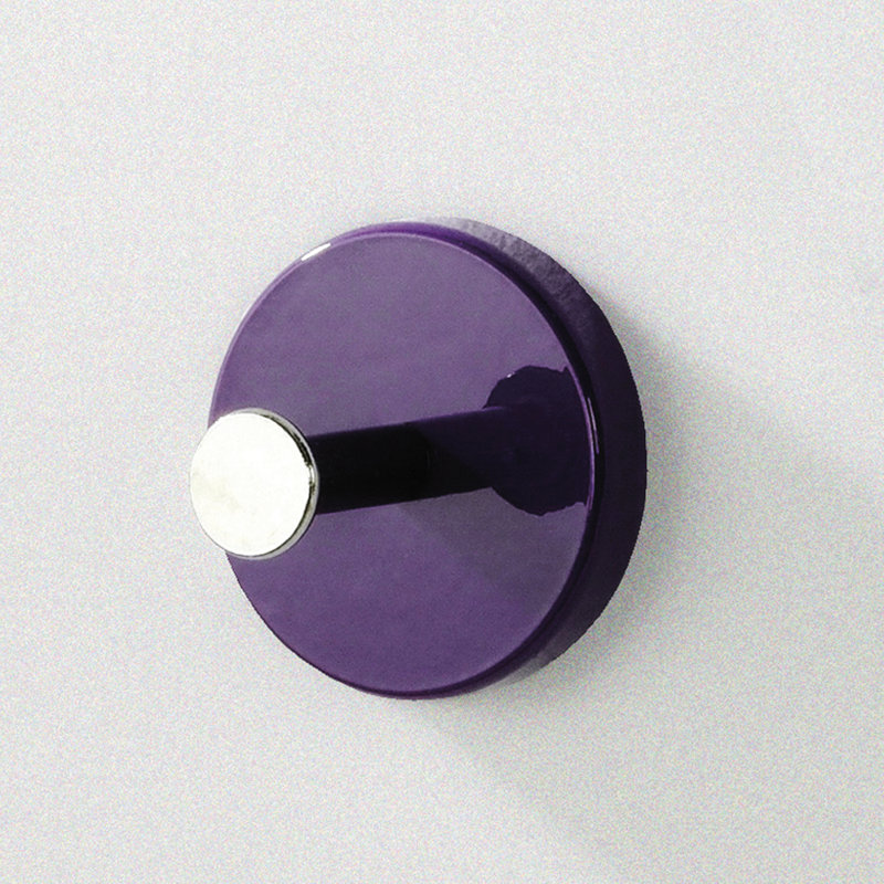 Welles Wall Hook, Blackberry high gloss