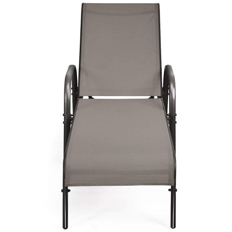 Chaise longue simple inclinable 75,5 po Ailise