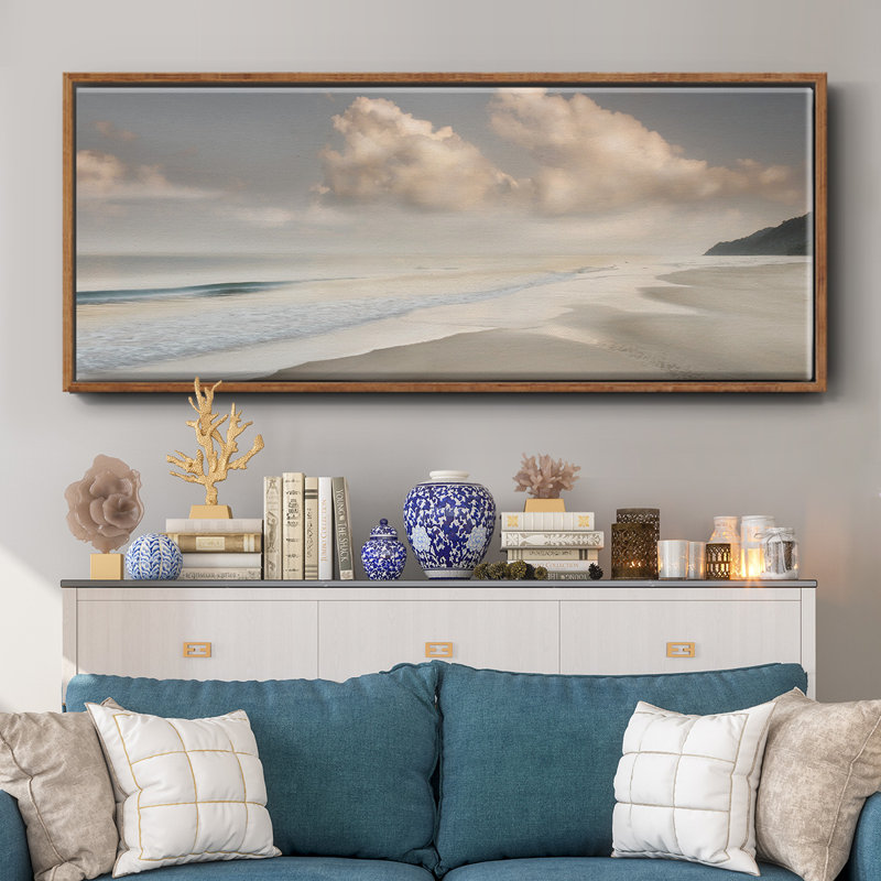 Brighton Shore- Framed Canvas