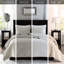 3 pièces de courtepointe très grand / très grand en velours - Matelassage géométrique pour une chambre à coucher romantique et chaleureuse, sereine et élégante