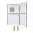 White Carrara/Gray