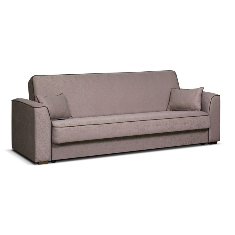 Latarious 3 Seater Sofa Bed, Light Brown