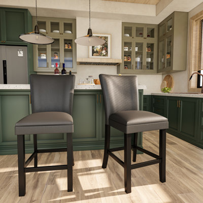 Jone Upholstered Back Barstool