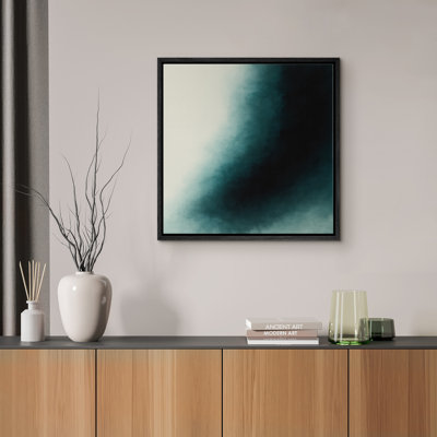 Reproduction d'art abstrait sur toile encadrée pour décoration intérieure moderne