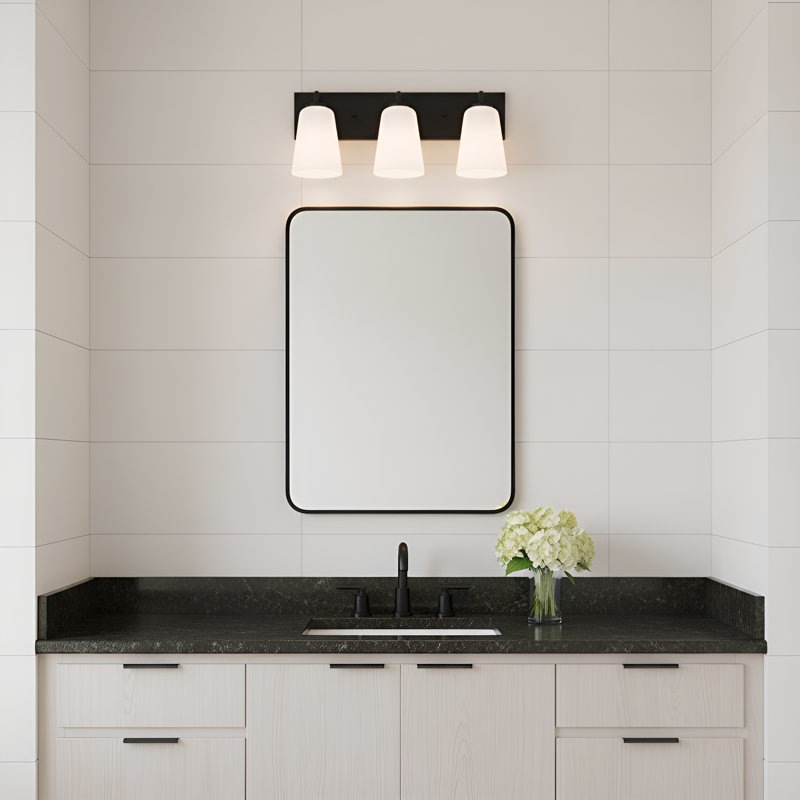 Grand meuble-lavabo Miles de génération Lighting , Nuit noire, Blanc