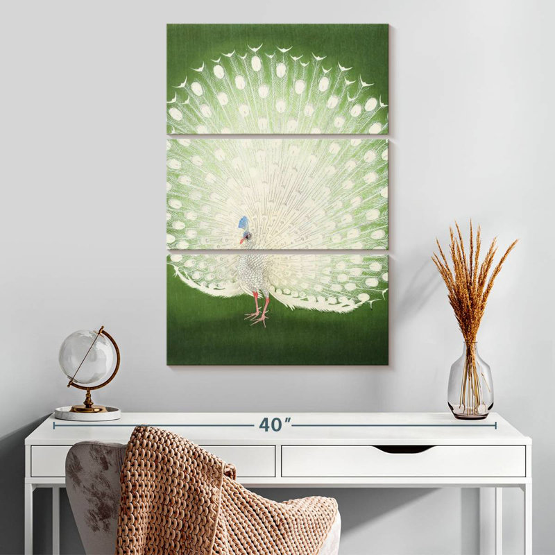 Peacock 1925-1936, 32" H x 20" W